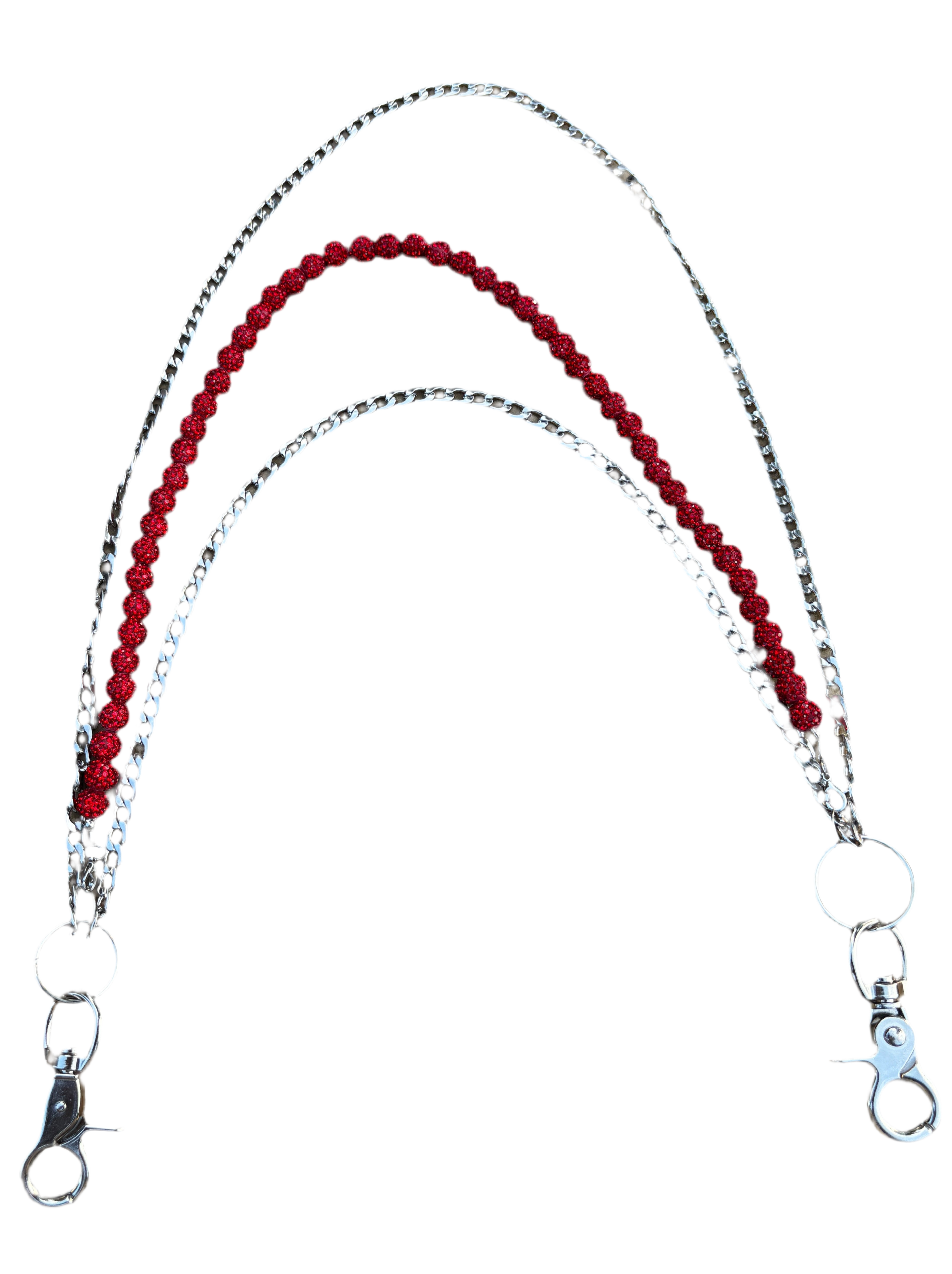 Red Rhinestone EARTHLYBEADS ®