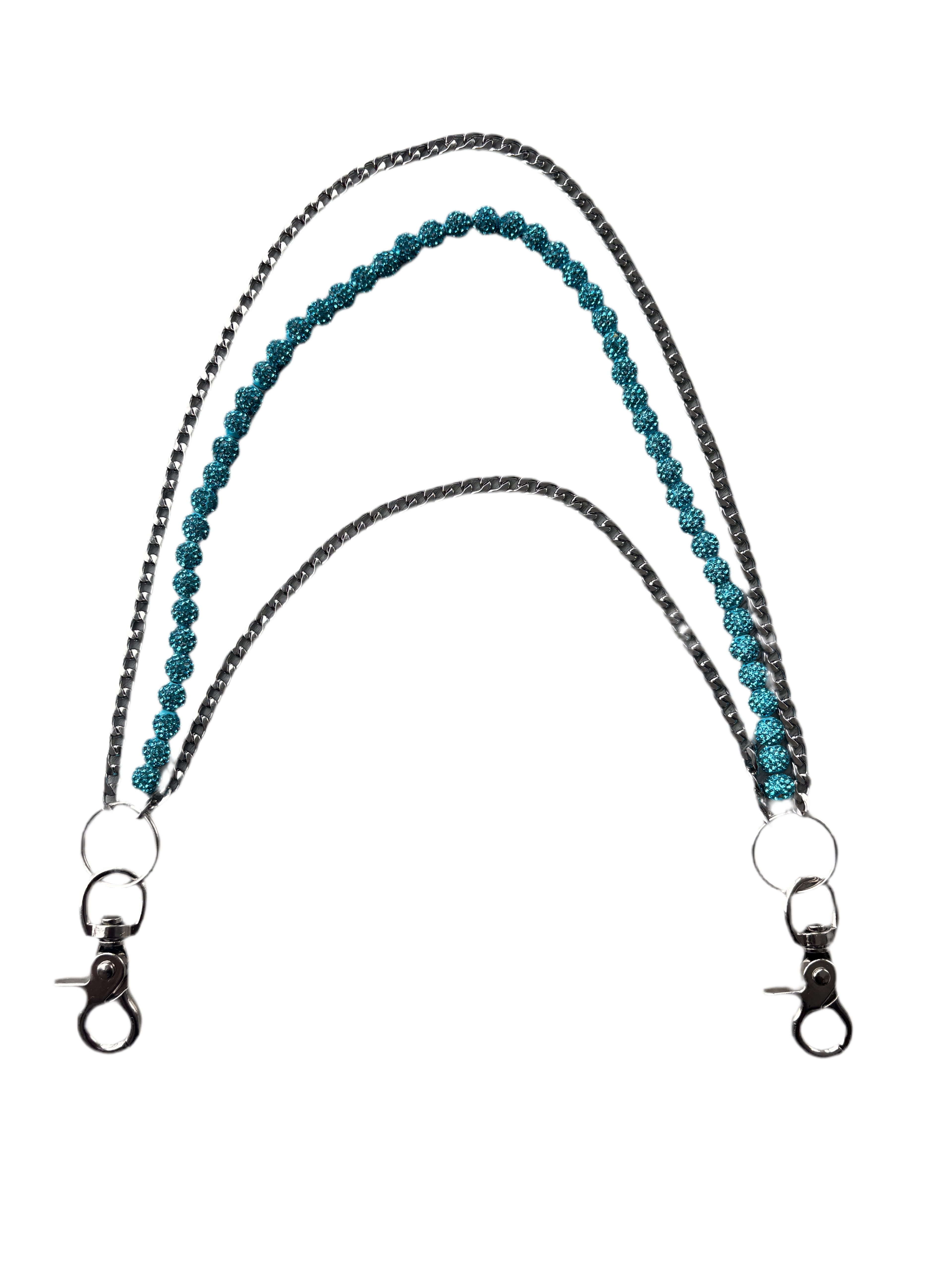 Baby Blue Rhinestone EARTHLY BEADS ®