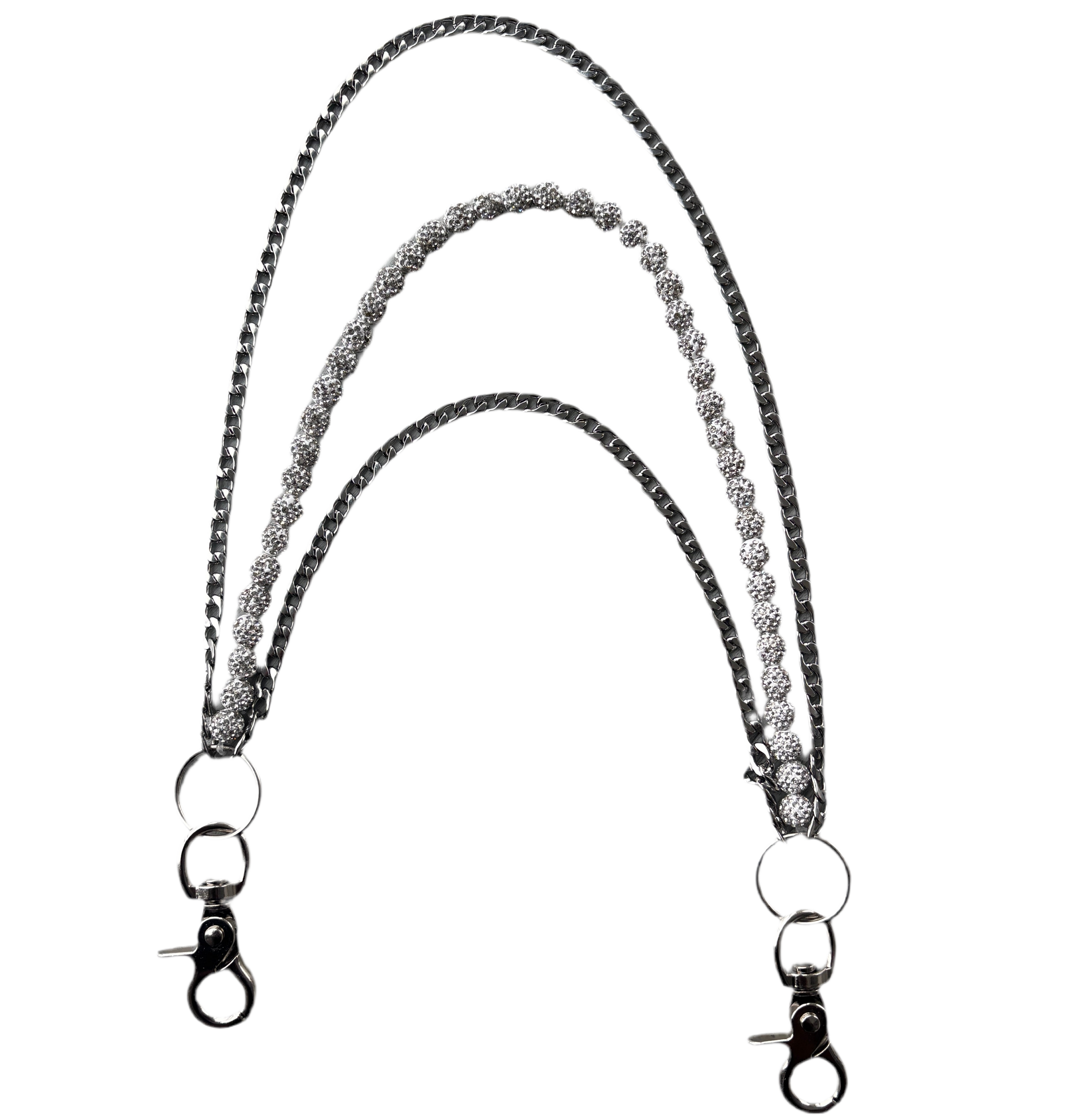 White Rhinestone EARTHLY BEADS ®