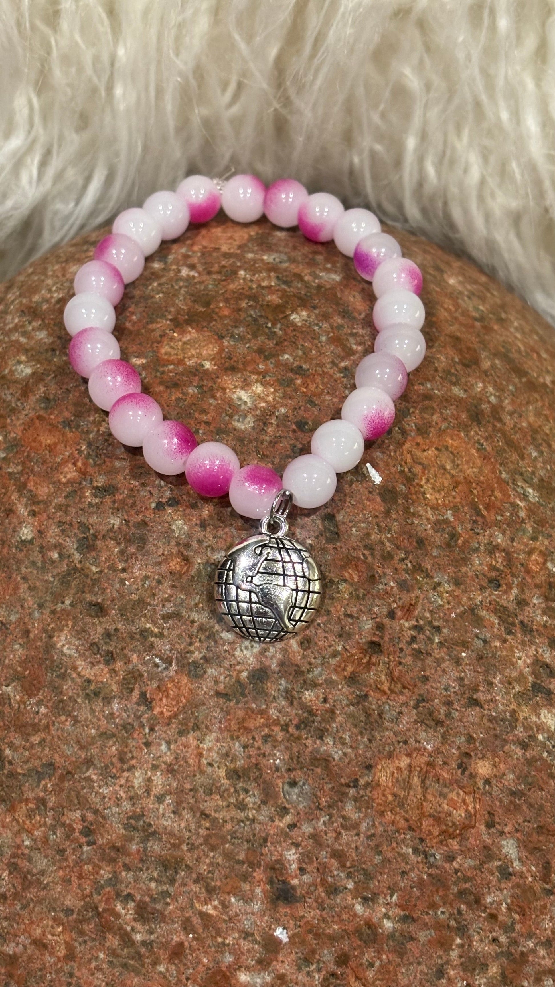 Larimar Dark Pink EARTHLY BEADS