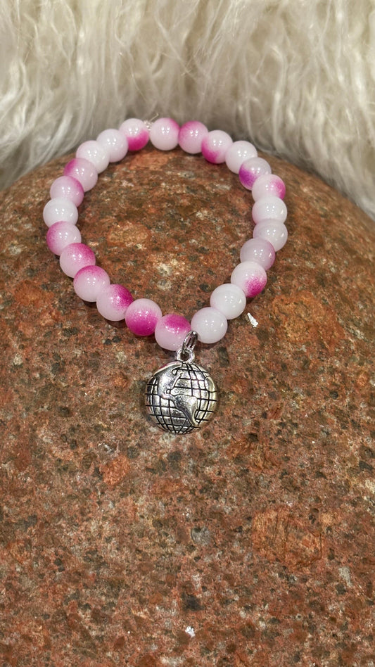 Larimar Dark Pink EARTHLY BEADS