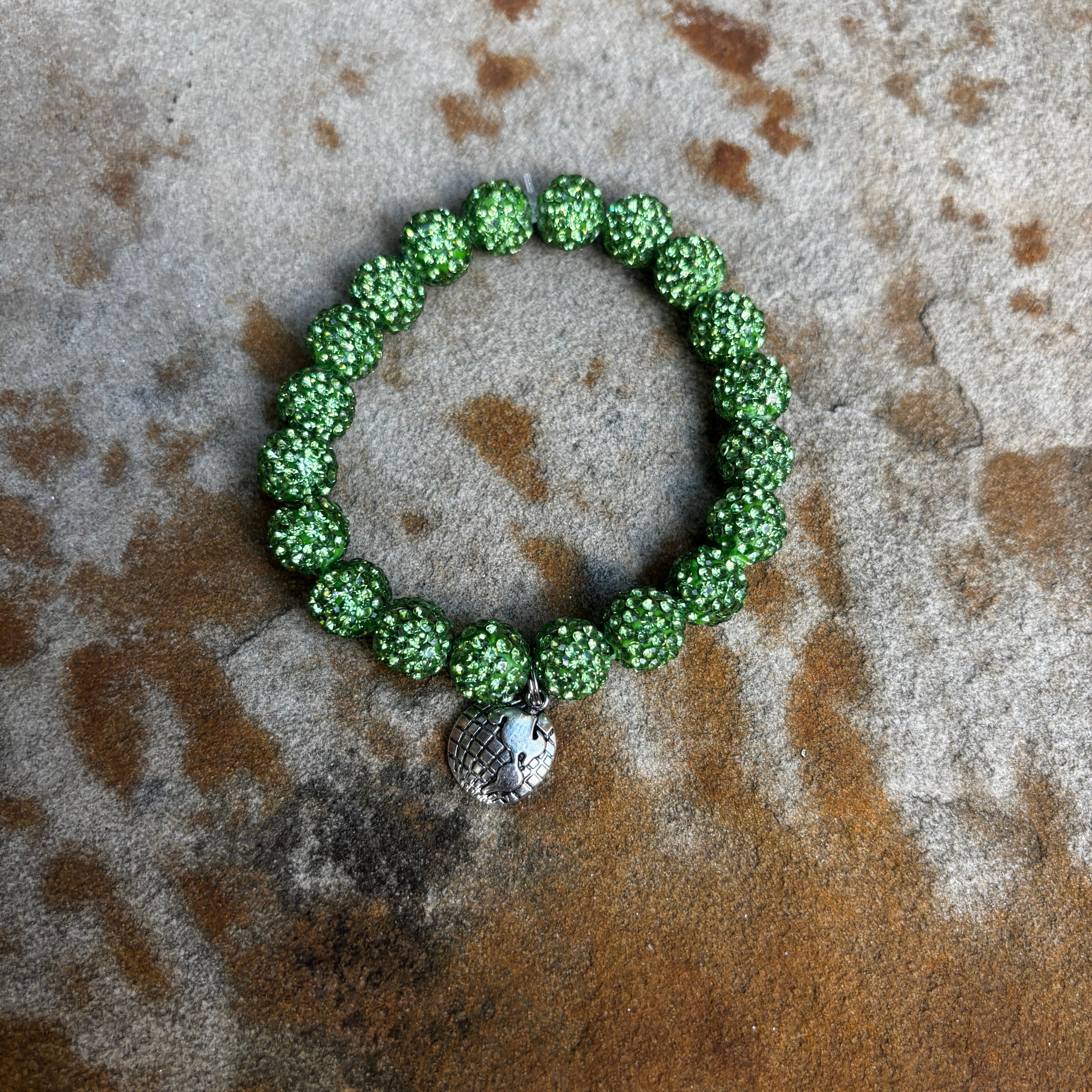 Light Green Rhinestones EARTHLYBEADS ®