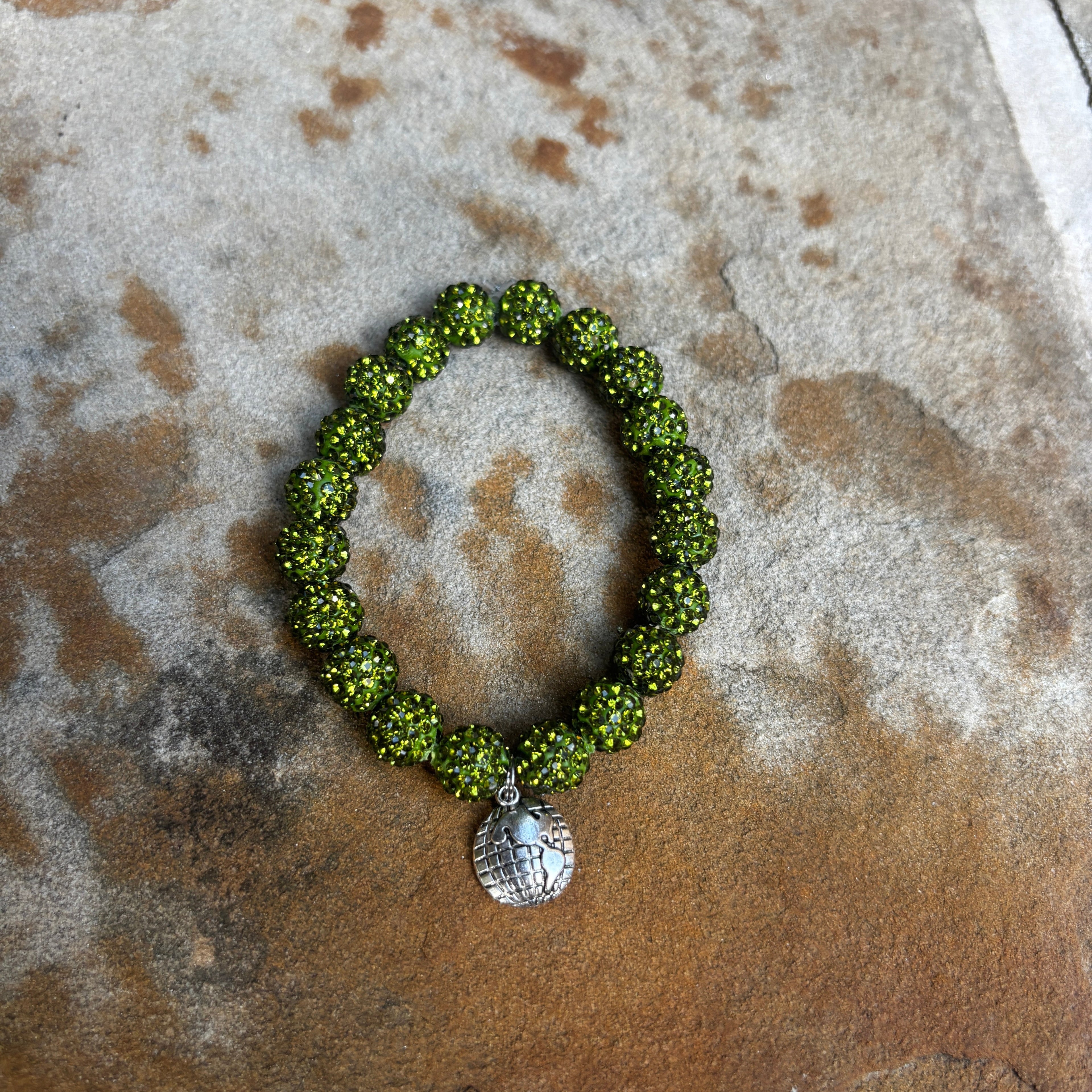 Dark Green Rhinestones EARTHLYBEADS ®