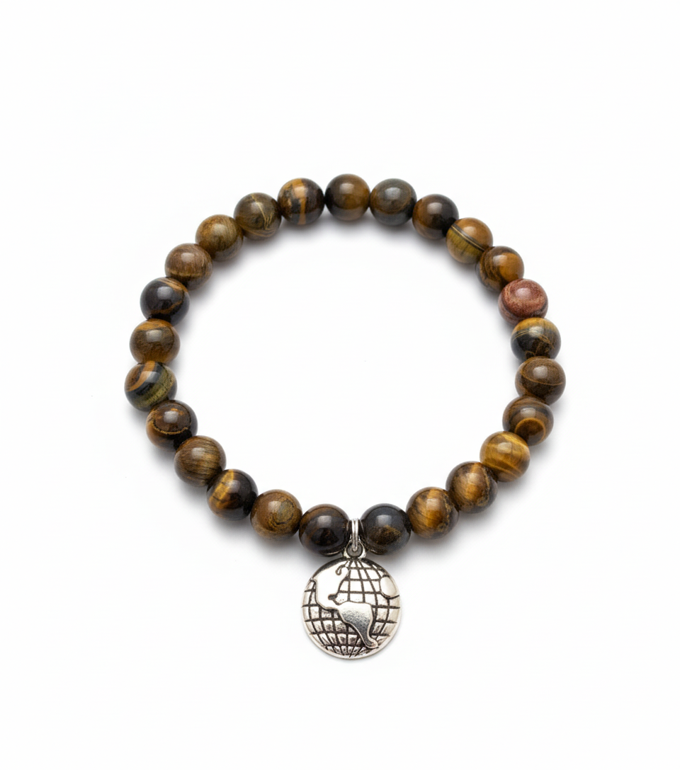 Brown Tigers Eye EARTHLY BEADS