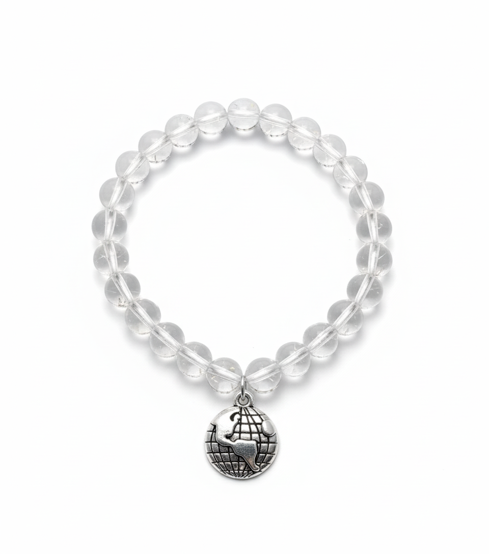 Clear Crystal Quartz EARTHLY BEADS