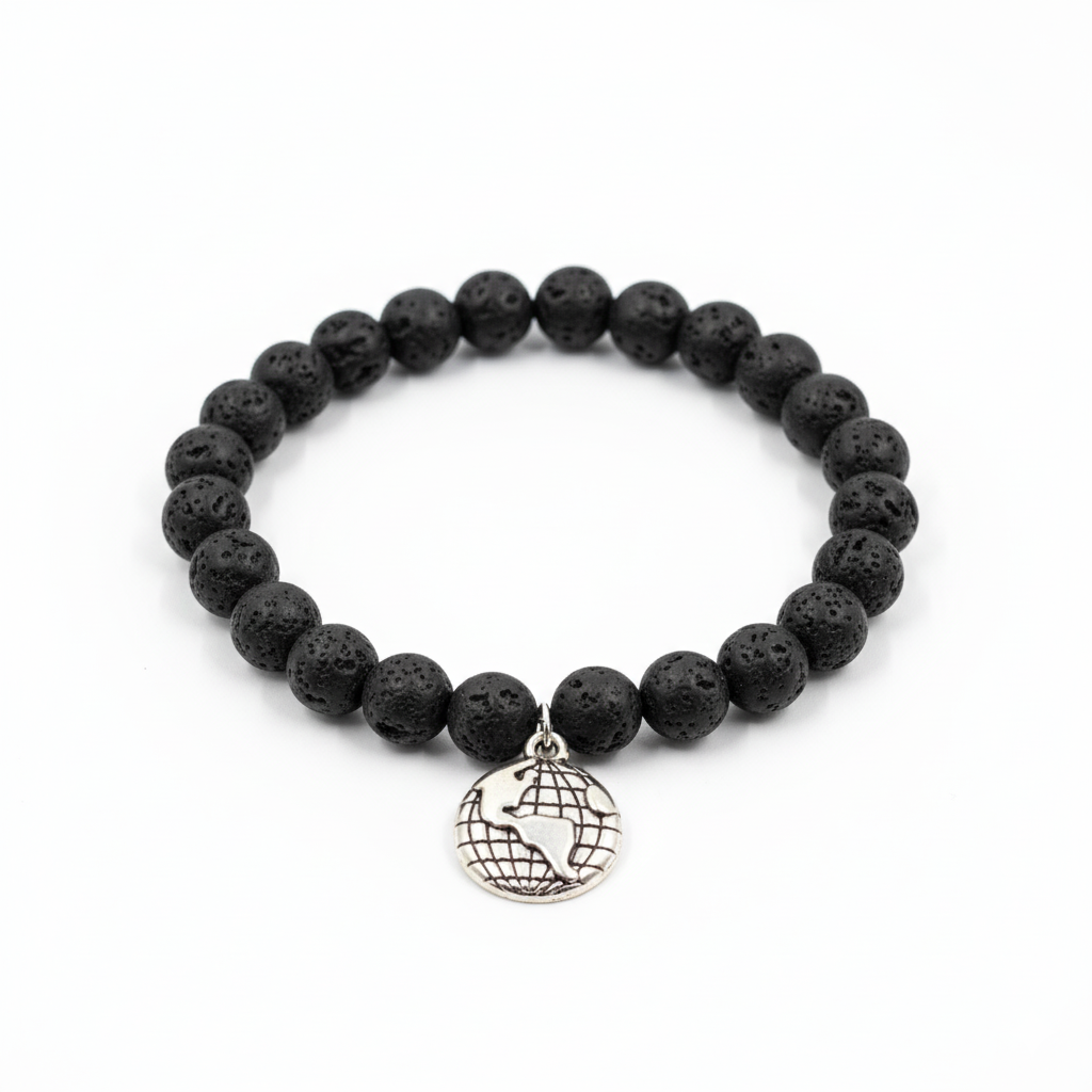 Black Lava EARTHLY BEADS