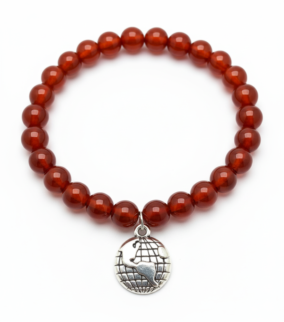 Red Agate EARTHLY BEADS