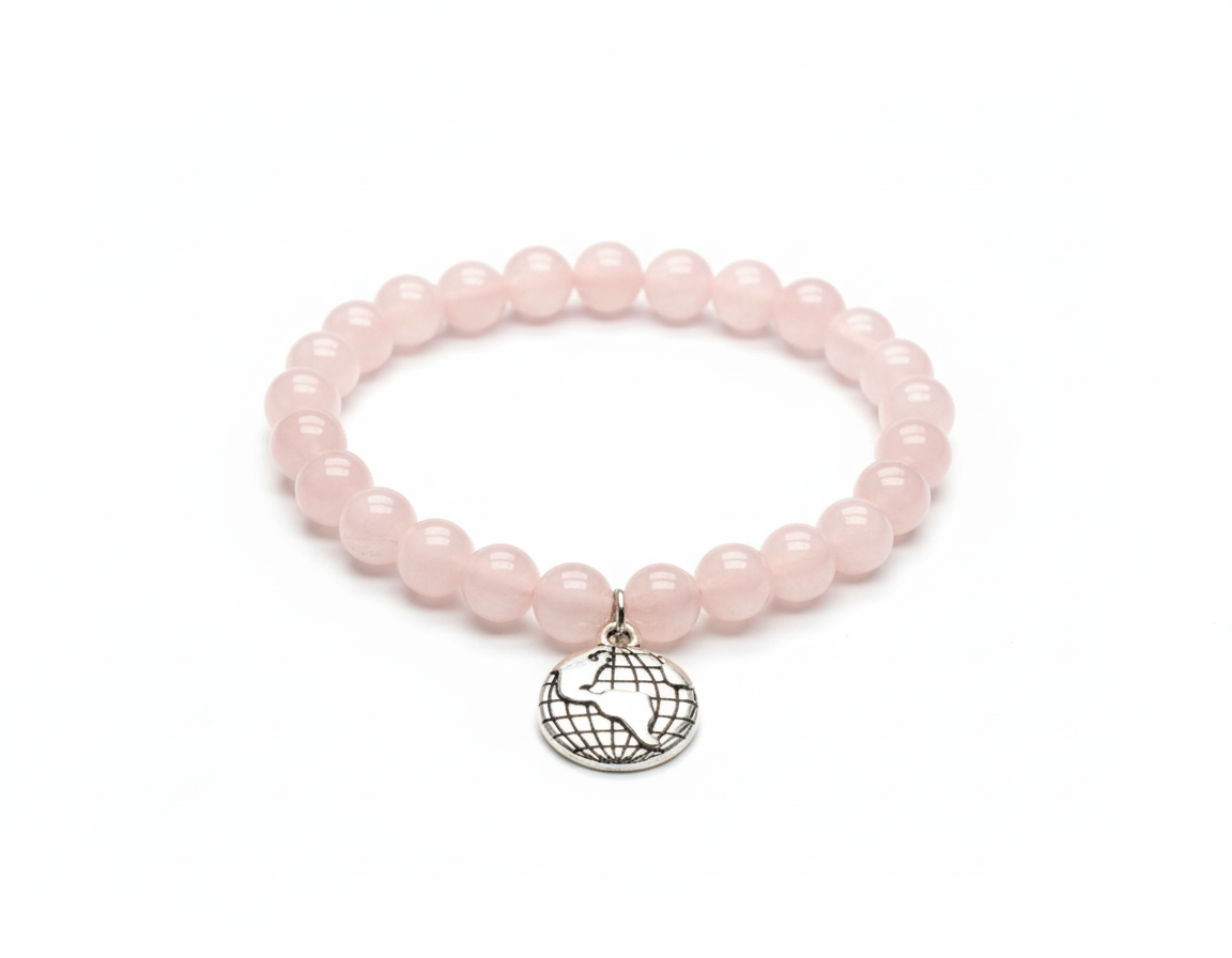 Pink Rose Quartz EARTHLY BEADS