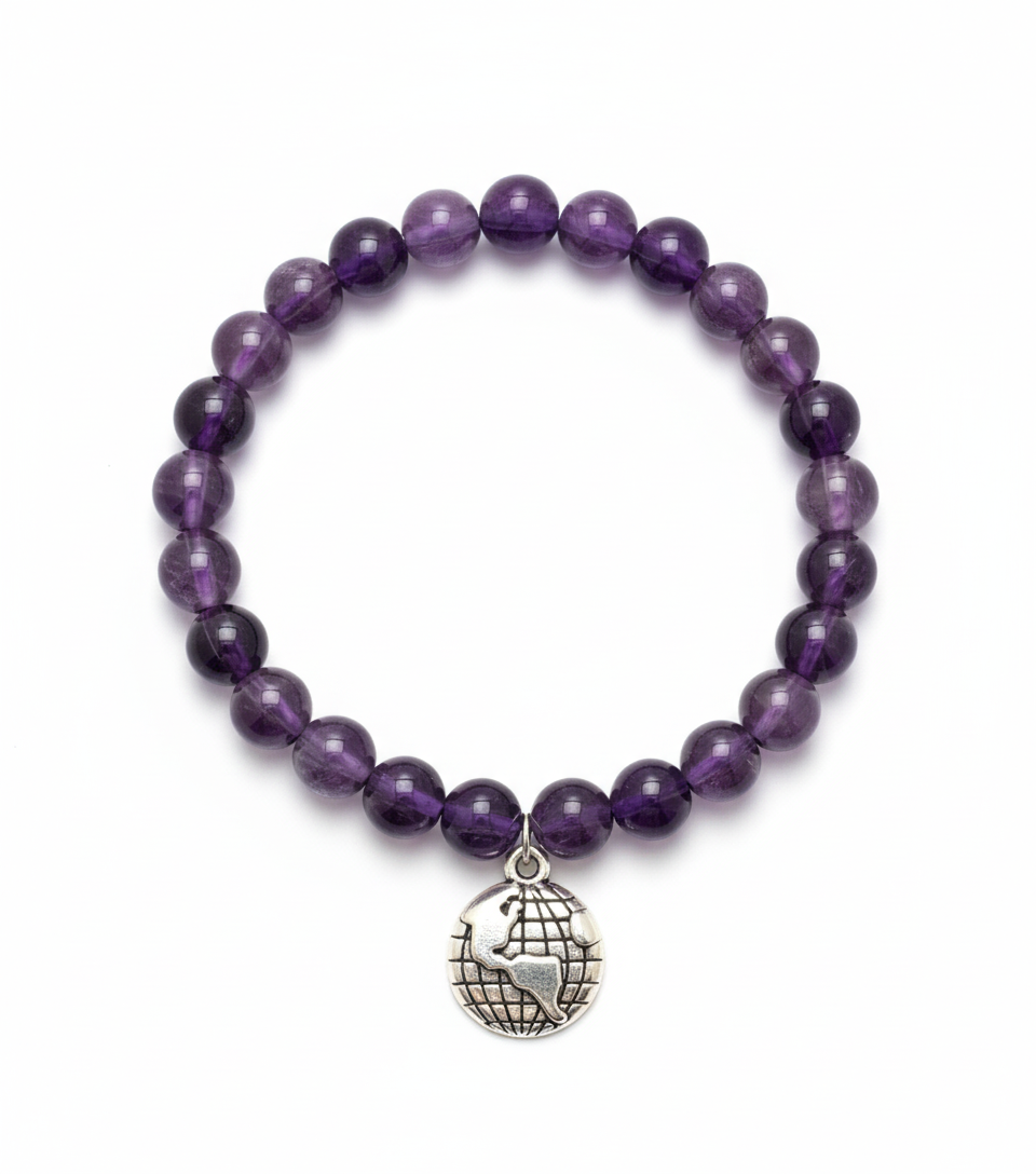 Amethyst Purple EARTHLY BEADS
