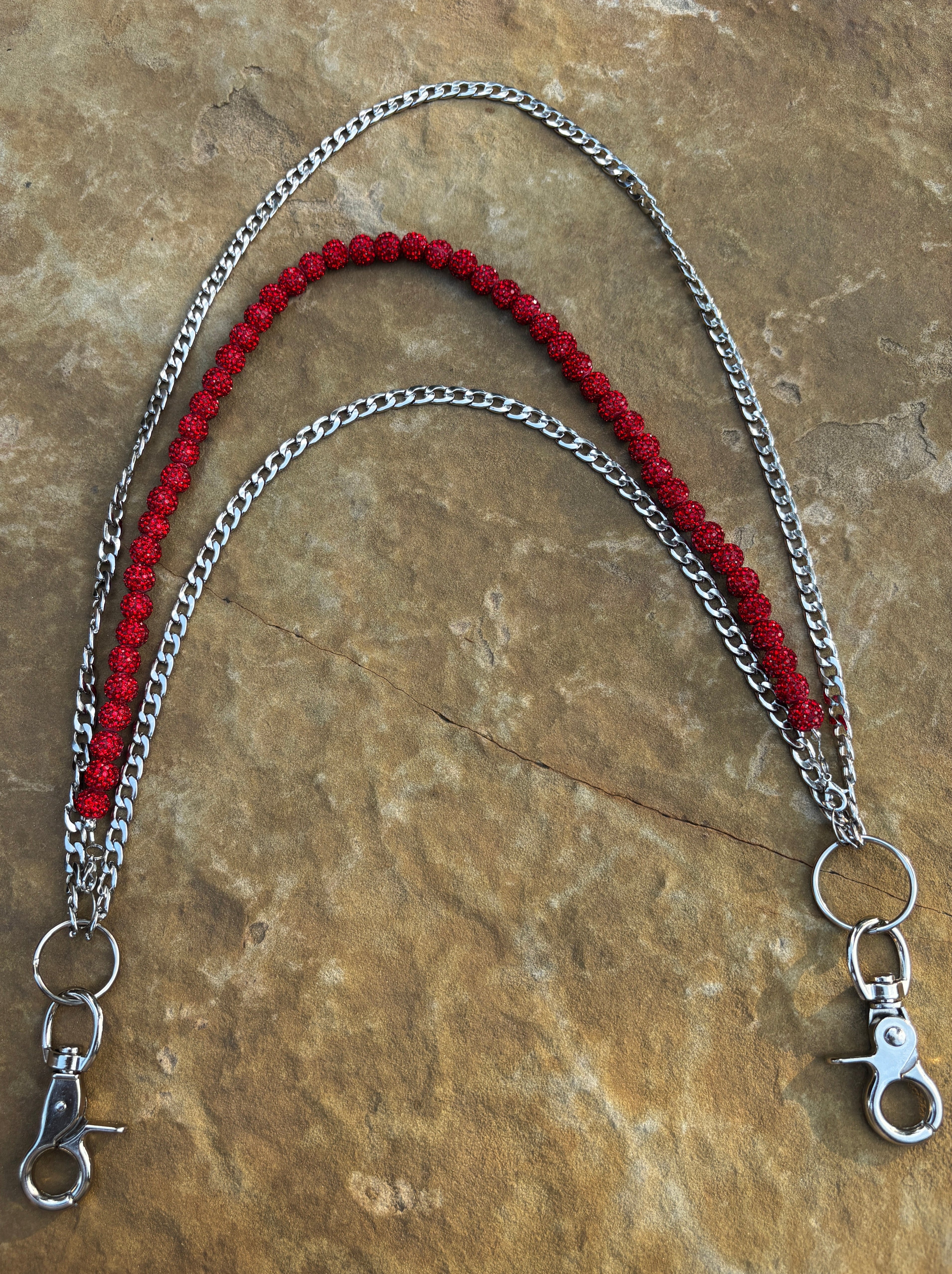 Red Rhinestone EARTHLYBEADS ®