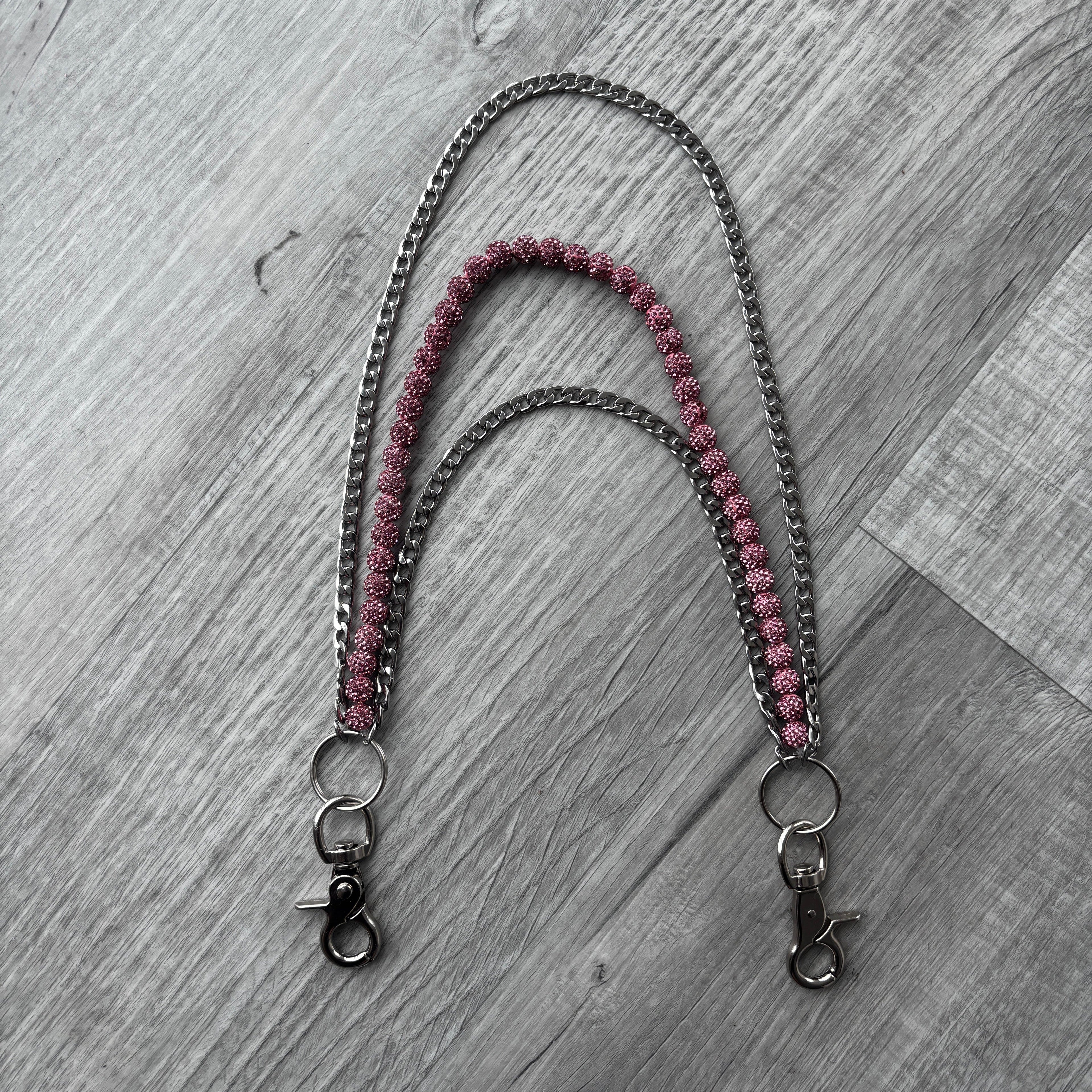 Pink Rhinestone Pants Chain EARTHLY BEADS ®